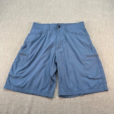Wrangler Cargo Shorts Mens Size 32 Blue All Terrain Nylon Spandex Outdoors - Image 1 of 4