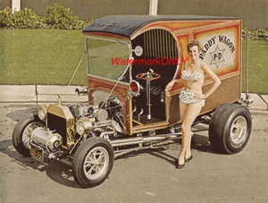 "Paddy Wagon" "Custom Ford "C" Cab" ORIGINAL Vintage 8x11 Magazine Picture! #(1) - Picture 1 of 2
