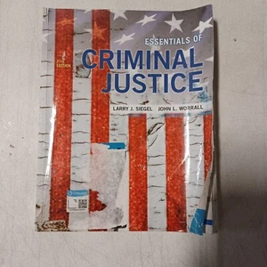 Mindtap Course List Ser.: Essentials of Criminal Justice Siegel & Worrall 11 Ed. - Picture 1 of 4