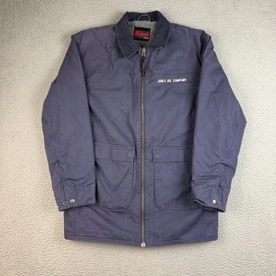 Riggs Workwear Wrangler Chore Jacket Medium Sherpa Lined Ripstop Corduroy Collar - Image 1 of 4