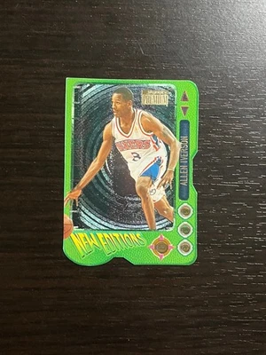 ALLEN IVERSON 1996-97 Skybox Premium New Editions Die-Cut Rookie RC Card #5 - Image 1 of 2