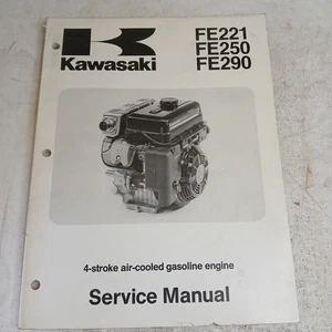 Kawasaki FE 221 FE250 FE290  4-Stroke Air-Cooled Gasoline Engine Workshop Manual - Imagen 1 de 3
