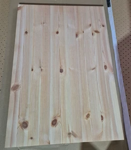 Natural Pine Kitchen cupboard door, can paint or stain. Slab style cabinet door - Picture 1 of 3