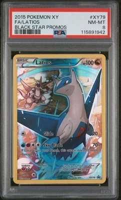 2015 POKEMON XY BLACK STAR PROMO LATIOS #XY79 HOLO PSA 8 NM #115891942 - Image 1 of 2