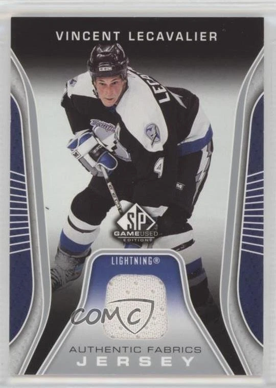 2006-07 SP Game Used Edition Authentic Fabrics Jersey Vincent Lecavalier #AF-VL - Image 1 of 2