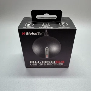 GlobalSat BU-353-S4 USB GPS Receiver - Black - Picture 1 of 3