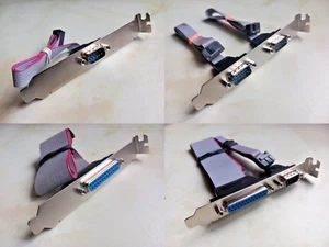 Serial Parallel COM LPT DB9 DB25 Backplate Breakout Connector Single/Dual - Bild 1 von 9