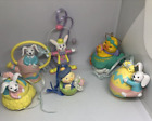 Lot of 6 AVON Gift Collection Hanging Easter Ornaments Decorations Bunny Duck
