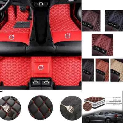For Volvo v40 v60 v70 v90 Car Floor Mats All Weather Custom Waterproof Rugs Foto 1 de 4