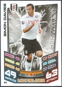 TOPPS MATCH ATTAX 2012-13- #083-FULHAM-SIMON DAVIES - Picture 1 of 1