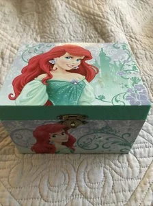 VTG Little Mermaid Ariel Jewelry Music Box Part Of Your World 1988 Disney Kcare - Picture 1 of 5