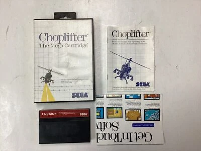 Choplifter- Sega Master System Complete TESTED CIB - Image 1 of 4