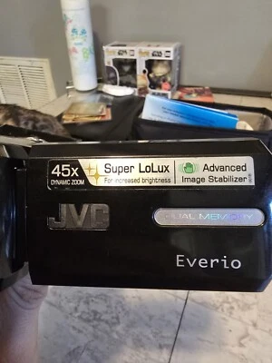 JVC MS230 8 GB Camcorder -  Black BUNDLE W/ MANUALS - Image 1 of 4