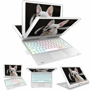 Backlit Keyboard Case For Apple iPad 5-9th Air 1-5 Pro 12.9" With 360° Rotating~ - Picture 1 of 53