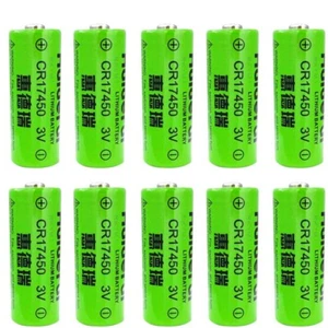 10pcs CR17450 3V Li-ion Battery 2500mAh Non-rechargeable Battery without Plug - Picture 1 of 4