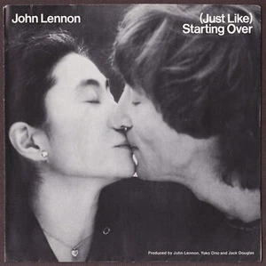 John Lennon / Yoko Ono 45 RPM Picture Sleeve Only - Just Like Starting Over - Picture 1 of 2