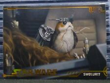 Porg The Last Jedi 2023 Star Wars Prerelease SW01 UR17 55pt Disney Card