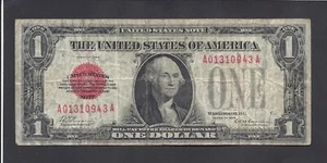 1928 $1 @ RED SEAL @ FUNNY BACK @ FR.1500 - Picture 1 of 2