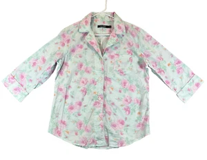 Lauren Ralph Lauren Loungewear Sleepwear Womens Medium Embroidered Pocket Pajama - Picture 1 of 8