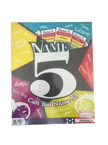 NEW! Name 5 Game Game - Can You Name 5 - Age 12 Plus - Family Board Game - Picture 1 of 3