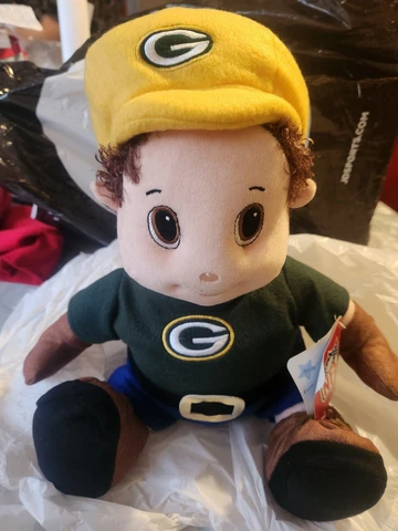 NFL Green Bay Packers Lil' Fans Plush Mascot Stuffed Doll Toy 13" Cover