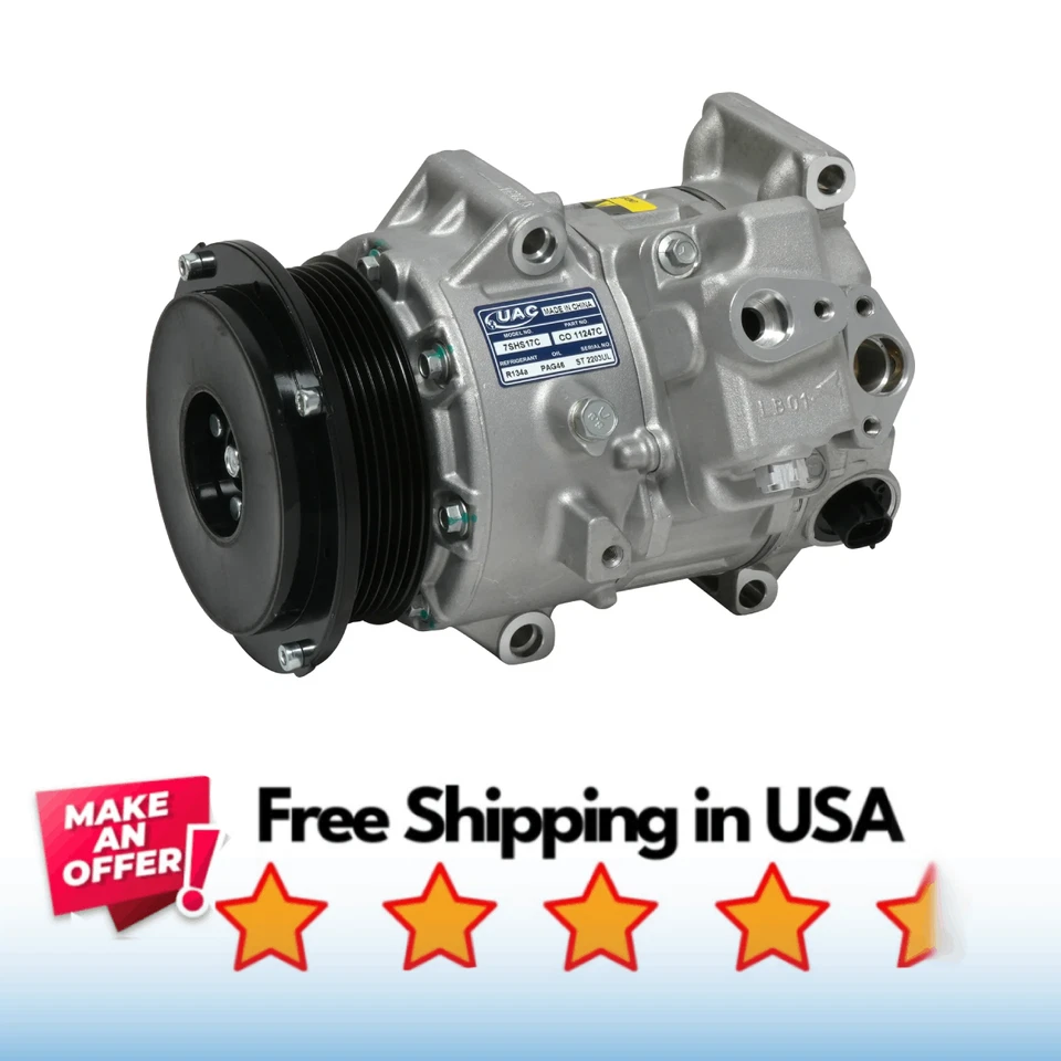 Compressor A/C Fit Lexus GS460 2008-2011, Lexus IS F 2008-2014 - Image 1 of 1