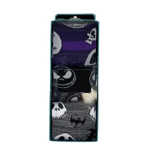 Nightmare Before Christmas Crew Socks 3 Pair Pack Men's Shoe Size 8 to 12 - Picture 1 of 4