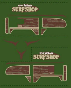 water slide for Hot wheels 1/64 for Kool Kombi SUPER TH 061 - Picture 1 of 1