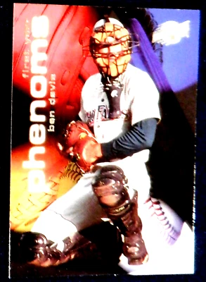 Ben Davis Fleer Excel First Year Phenoms Sample card 3, 1996 Padres - Image 1 of 2
