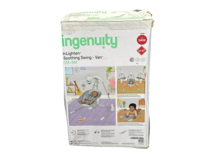 Ingenuity InLighten 5 velocidades bebé columpio furgoneta elefante VER FOTOS Foto 1 de 4