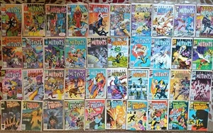 NEW MUTANTS LOT Of 84 Marvel Comic Book Collection Copper Age 1980’s Vintage - Bild 1 von 9