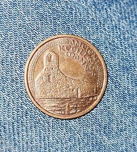 2000 IOM Coin Isle of Man 1p One Pence Coin UNC Ancient Keeills of Mann - Picture 1 of 2