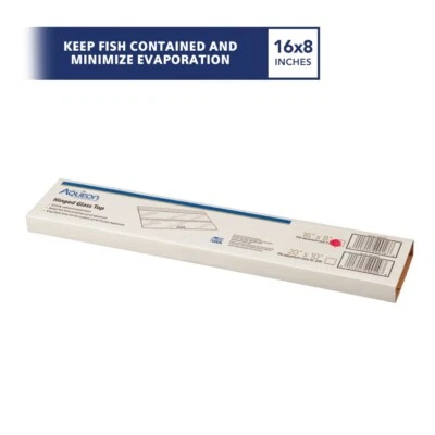 Tampo de vidro articulado Aqueon Versa-Top 16 pol x 8 pol - Imagem 1 de 4