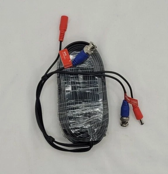 ZOSI 60 ft BNC Video and Power 2-in-1 CCTV Cable for Surveillance Camera - Image 1 of 4