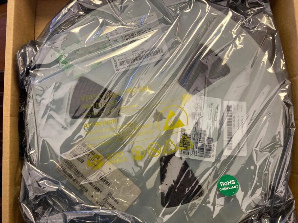 1000 STPS30170CG-TR RECTIFIER Diode Schottky 170V 30A 3-Pin(2+Tab) D2PAK T/R - Image 1 of 1