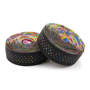 Cycling Racing Bicycle Drop Handlebar Tape Road Bike Handle Bar Tape w/ 2 Plug - Picture 1 of 12