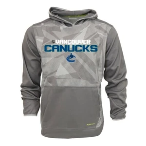 Vancouver Canucks NHL Reebok Men's Center Ice TNT Speedwick Hoodie - Picture 1 of 2