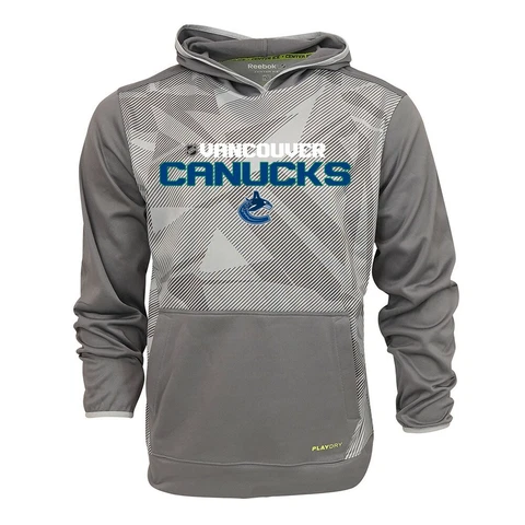 Vancouver Canucks NHL Reebok Men's Center Ice TNT Speedwick Hoodie Cover