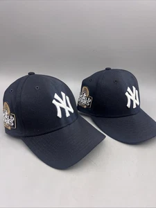 Lot of 2 New York Yankees 2024 World Series Patch New Era Fitted Hats 7 1/2 B18 - Picture 1 of 12