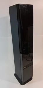 MEMOREX CD FLOOR TOWER STORAGE 50 disc capacityCABINET RACK CASE DOOR BLACK VTG - Picture 1 of 13