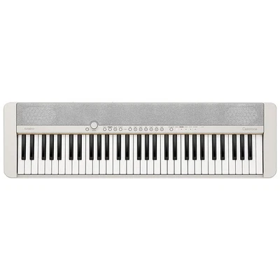 Casio CT-S1 WE Casiotone Tastiera digitale dinamica 61 Tasti porta USB, Bianco - Immagine 1 di 4