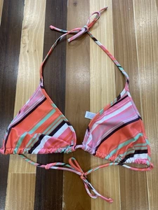Urban Outfitters Womens Out From Under Striped Bikini Top Size M - Picture 1 of 5