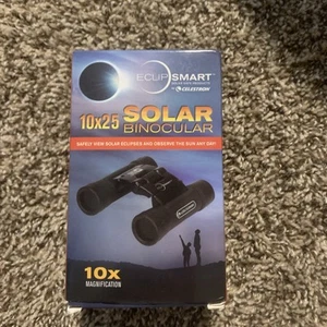EclipSmart 10x25 R00F Solar Binoculars - Picture 1 of 10