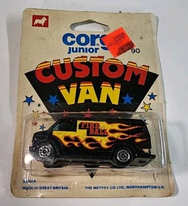 Vintage Corgi Juniors Custom Van #90 Fireball Chevrolet Van 1/64 Diecast/Plastic - Picture 1 of 6