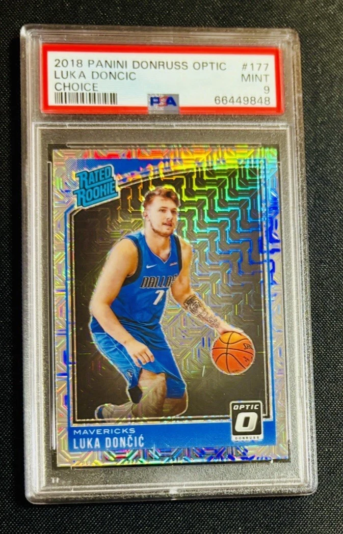 Luka Dončić 9 Graded Basketball Sports Trading Cards