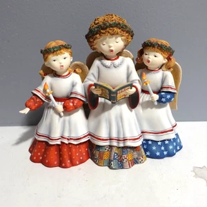 Lang And Wise Special Friends Figurine "Choir Of Angels" Sherri Buck Baldwin - Picture 1 of 9