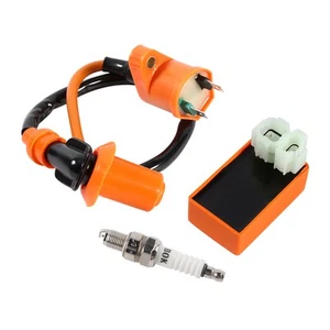New Racing Performance CDI Ignition Coil Spark Plug For GY6 50 125 150 GDS - Picture 1 of 10