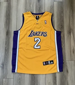 Nueva con etiquetas Camiseta Auténtica Derek Fisher #2 Los Angeles LA Lakers Adidas NBA Talla 50 - Imagen 1 de 10