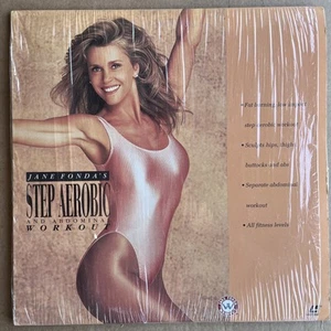 Jane Fonda's Step Aerobic & Abdominal Workout Exercise  LASERDISC - Picture 1 of 2