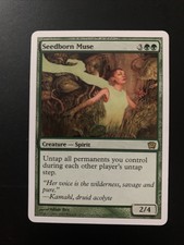 Seedborn Muse - 9th Edition MTG Magic Card Green Rare Light Play LP NM